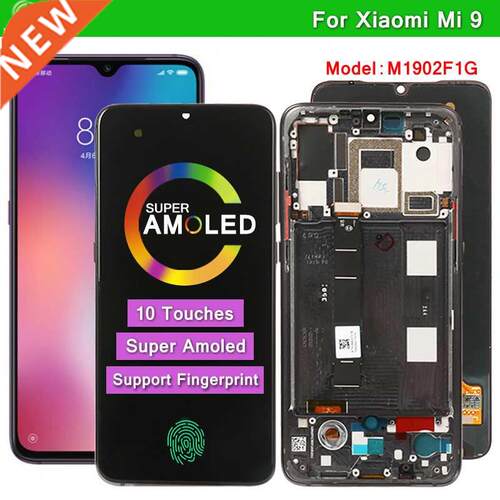 AMED LCD For Xiaomi Mi 9 Display 10 Touches Screen For