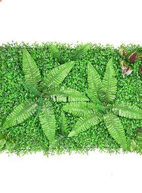 60*40C Artificial Green Planting Background Wall Courtyard