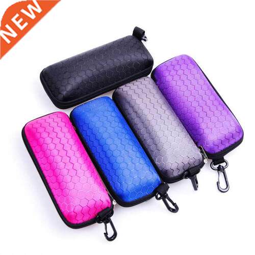 New Compressive Honeycomb Zipper Spectacle Case Sunglasses C