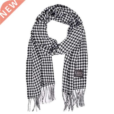 Fashion Scarf for Man Woman houndstooth Scarves Winter Bufan