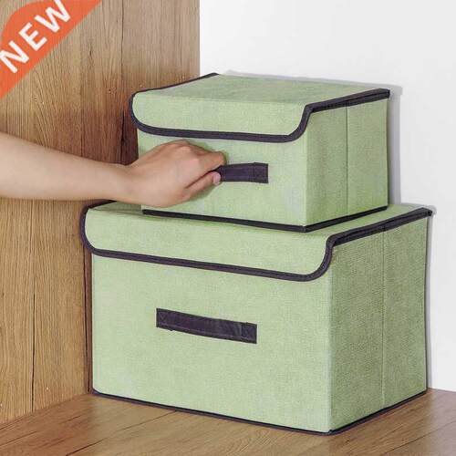 Two-Piece Household Non-Woven Fabric Storage Box Foldable