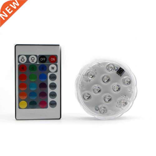 Underwater 10 LED Night Light Battery 16 Cors RGB Christma