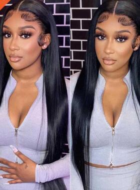 60 Lace Frontal Wig 1x4 1x6 Straight Lace Front Wig HD Tr