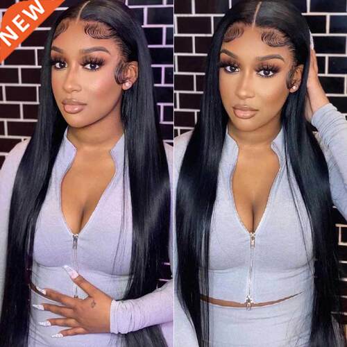 60 Lace Frontal Wig 1x4 1x6 Straight Lace Front Wig HD Tr