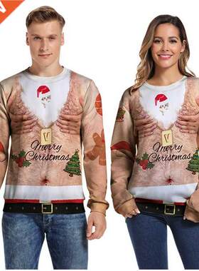 Ugly Christmas Sweater Pullover Sweaters Jumpers Tops 2022 M
