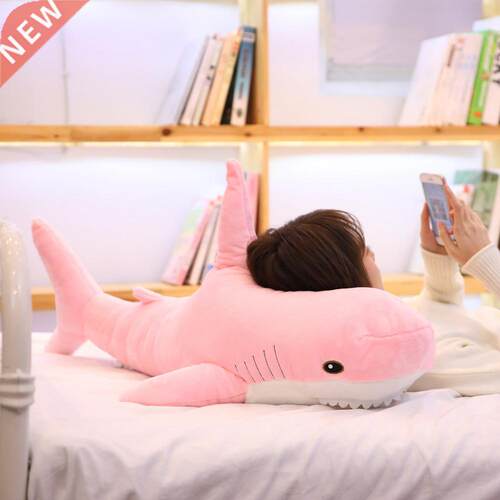 15-140CM Big Soft Simulation Cute Shark Plush Toys Kawaii St