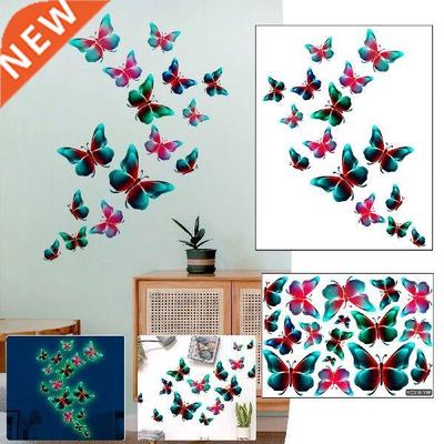 Glowing Butterfly Decorations Wall Ceiling Bedroom Stickers