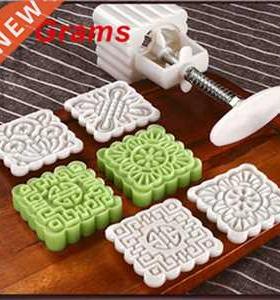 25g 50g 75g Moon Cake Mold Odorless Plastic Cake Plungers Ro