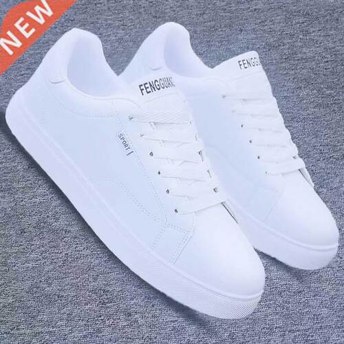 Men Shoes Sneakers 2021 New Summer White Fashion Board White