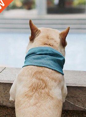 Instant Cooling Pet Bandana Dog Scarf Bulldog Summer