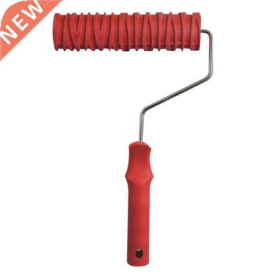 Cretive 7inch Grin Pttern Pint Rubber Roller for Home Of
