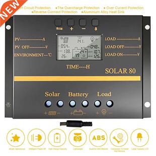 SOLAR80 12V/24V 80A Multi-Protection Intelligent LCD Screen