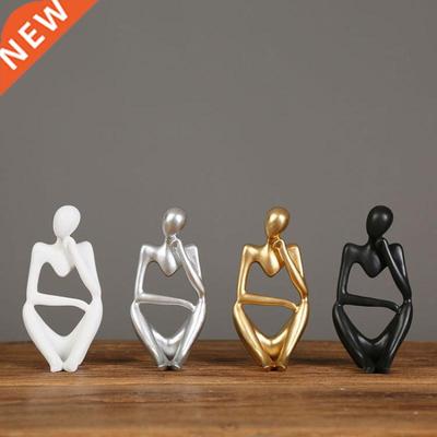 Modern Abstract Statues Slpture Resin Artistic Thinker
