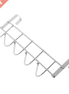 5 Hooks Over Door Clothing Hanger Rack Cabinet Door Loop Hol