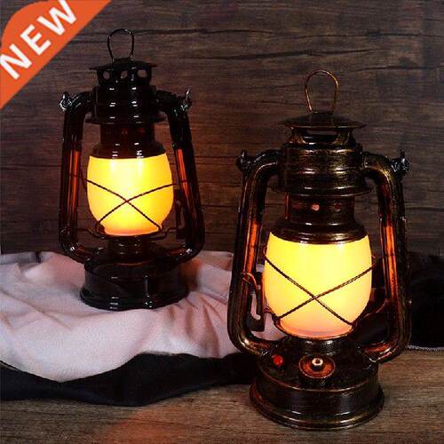 Oil Lmp With Led Light Hlloween Lmp Lntern Decortion