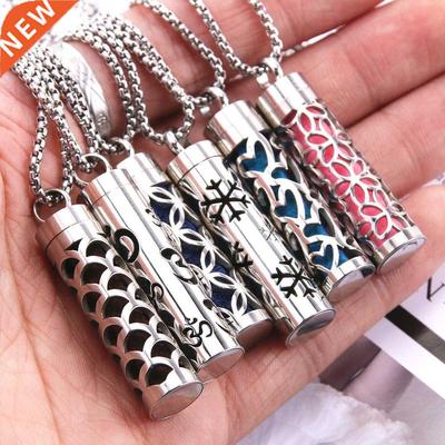 New Aromatherapy Diffuser Necklace 316L Stainless Steel Lock