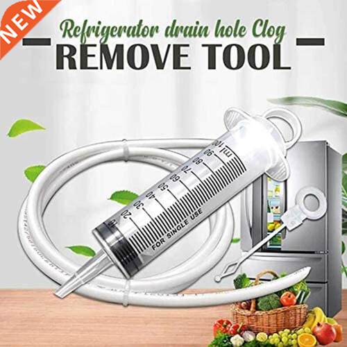 4pcs/set Refrigerator Drain Hole Clog Remover Cleaning Tools