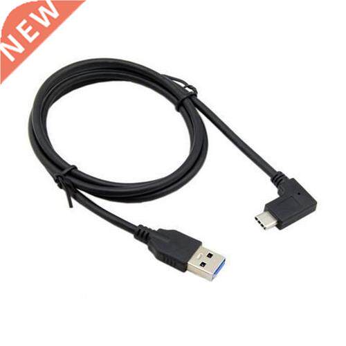 USB 3.0 Type A Male to USB 3.1 Type C Male Right Angle USB D