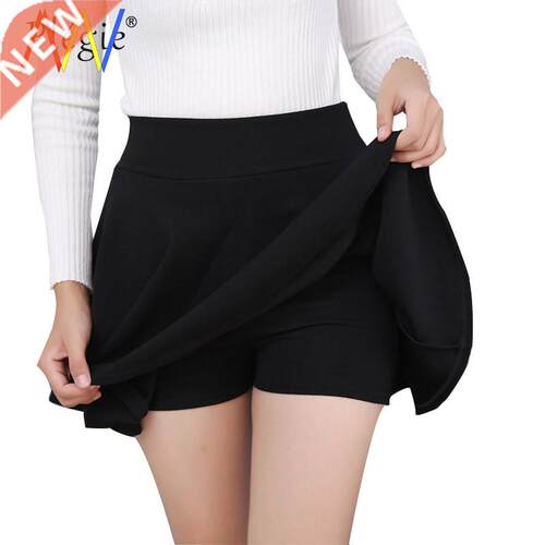 M-5XL Women Plus Size School Shorts Skirt Mini High Waist