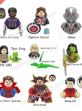 What If Zombie Superhero Ultron Building Block Spiderman Sha