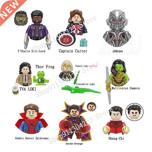What If Zombie Superhero Ultron Building Block Spiderman Sha
