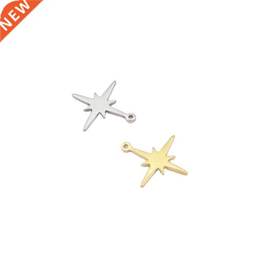 10pcs 8mmWholesell Stainless Steel High Quality Star