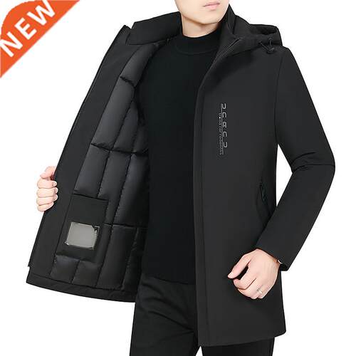 Winter Parka Men 2022 New Casual Thicken Cotton Jacket Hoode