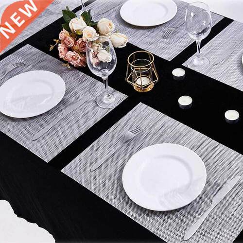 Placemats Gray Place Mats Placemats Wipeable Easy To Clean T