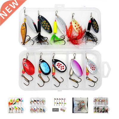 10pcs/box Spoonbait Crankbaits Fishing Wobblers for Pike Cro