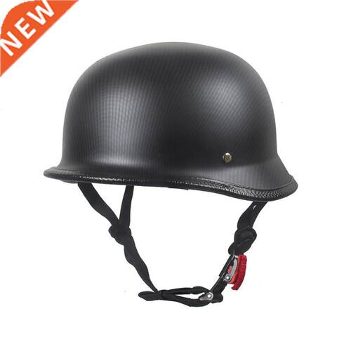 German Motorcycle Half Helmet Chopper Biker Pilot Open Face