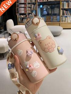 350/480ml Cartoons Stanless Steel Vacuum Flask Coffee Tea M