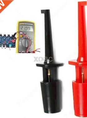 1 Pair Single Hook Clip Test Probe Mini Grabber For Multimet