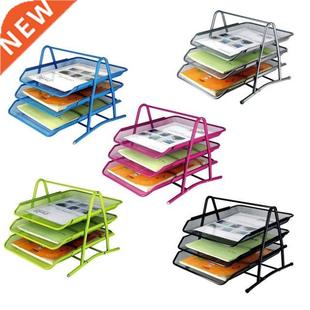 Tiers Metal Mesh File Organizer Document Desktop Paper Tra