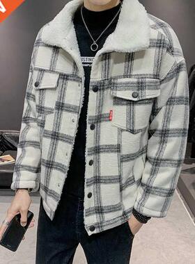 Men's Corduroy Jacket Winter Handsome Trend Fashion Casual W