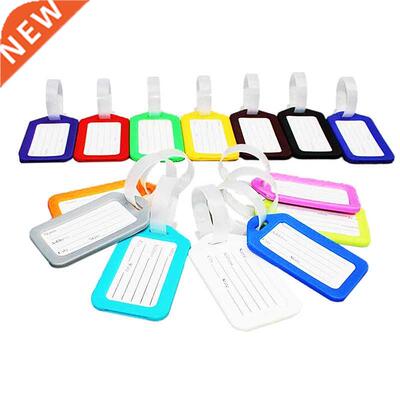 10 Travel Luggage Bag Tag Plastic Suitcase Baggage Oce Na