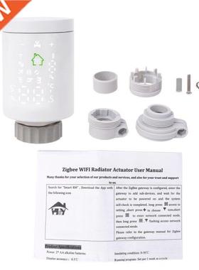 Tuya Wifi ZigBee Radiator Actuator TRV Thermostatic Radiator