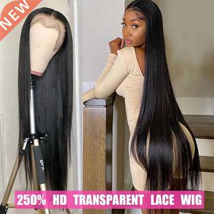 30 Inch Straight Lace Front Wig Transparent Lace Front Human