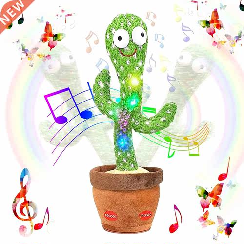 USB Charging Dancing Cactus Repeat Talking Toy Electronic Sh
