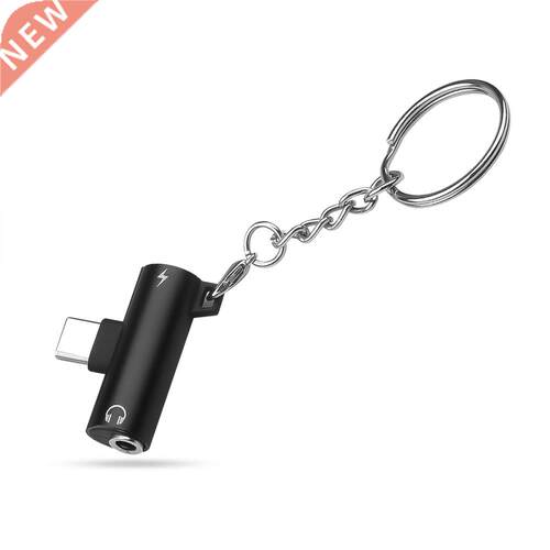 2 in 1 USB Type C Converter to 3.5mm Aux Jack Adapter USB C