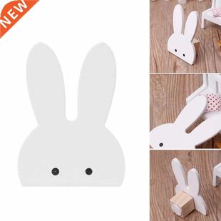 Cute Bunny Rabbit Wooden Hook Clothes Hooks On Wall Decorate