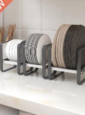 Kitchen Organizer Cabinet Plates Dishes Drying Rack Holder