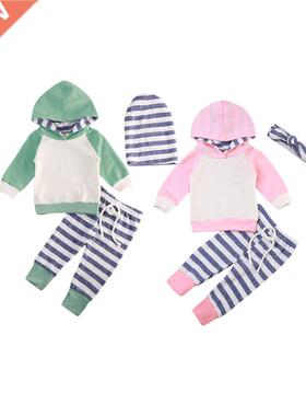 Citgeett Spring CUTE Newborn Baby Boy Girl Hooded Patchwork