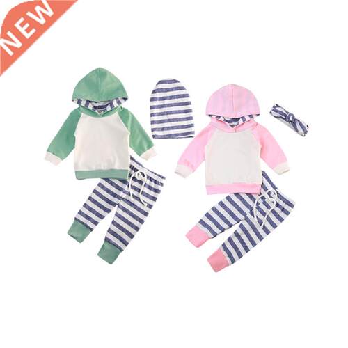Citgeett Spring CUTE Newborn Baby Boy Girl Hooded Patchwork