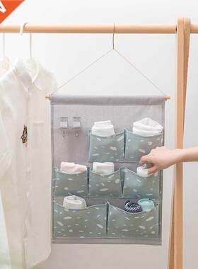 Warm Sunset Snow Cloth Hangng Bag Wardrobe Storage