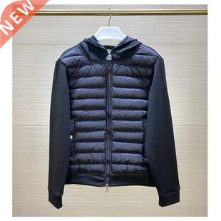 High Quality Men Hooded Jackets Cotton Weaving Sewed Hoody a