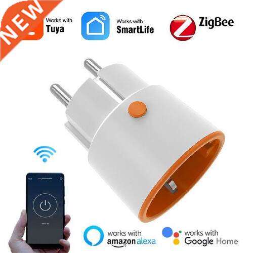 16A Tuya Zigbee 3.0 Smart Power Plug Energy Monitor EU