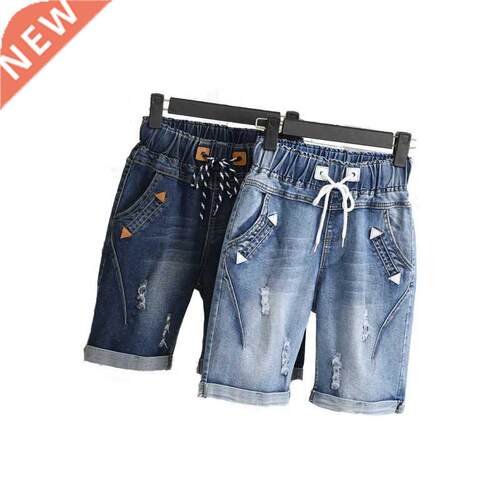 Lage Size Women Fat MM Summe Students Denim Shots Female