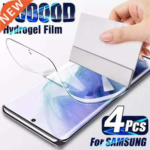 4Pcs Full ver Hydrogel Film For Samsung S21 S22 S20 FE Ultra