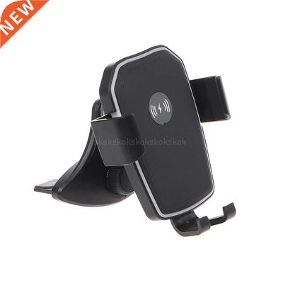Car Qi Wireless Charger CD Mount 60 Degree Rotatable Holder