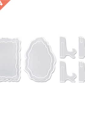 Resin Mold For Photo Frame With Stand Holder,Irregular Recta